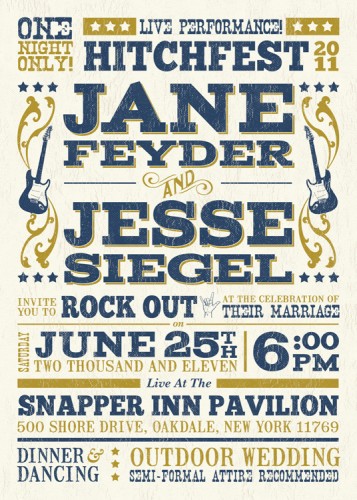 Jane and Jesse - Wedding Invitation, Alternate Colors