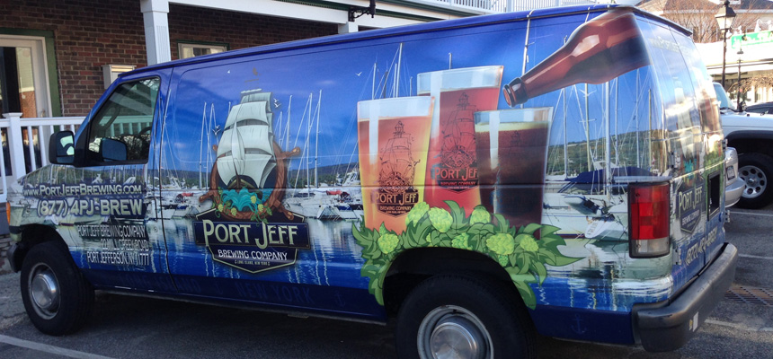 Port Jeff Brewing Company - Van