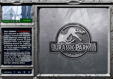 Jurassic Park III Marketing Kit - CD-ROM Intro