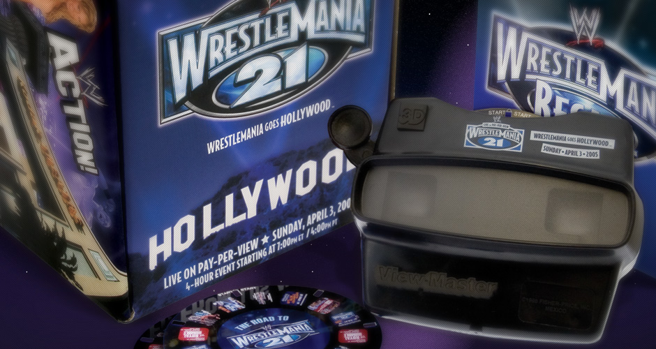 WWE WrestleMania 21 3D View-Master Marketing Kit